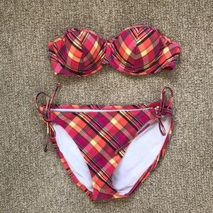 Victoria’s Secret Swim plaid bikini
